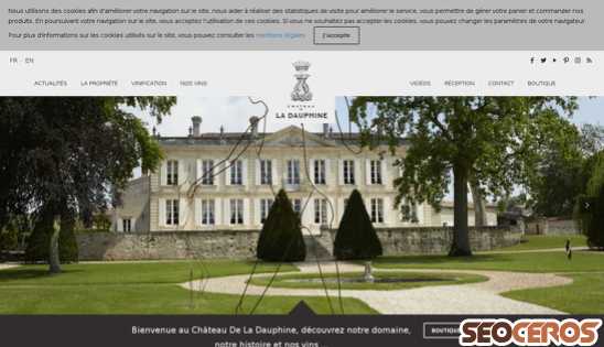 chateau-dauphine.com desktop vista previa