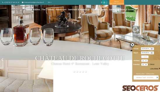 chateau-de-rochecotte.fr desktop náhled obrázku