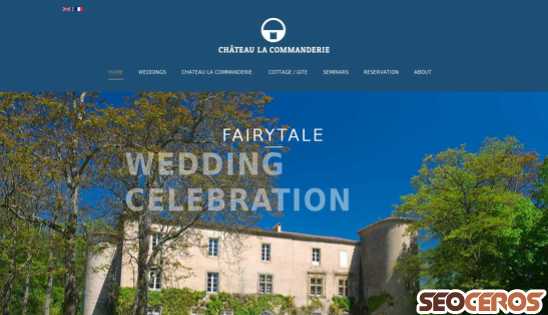 chateau-la-commanderie.com desktop náhľad obrázku