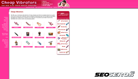 cheap-vibrators.co.uk desktop náhľad obrázku