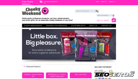 cheekyweekend.co.uk desktop preview
