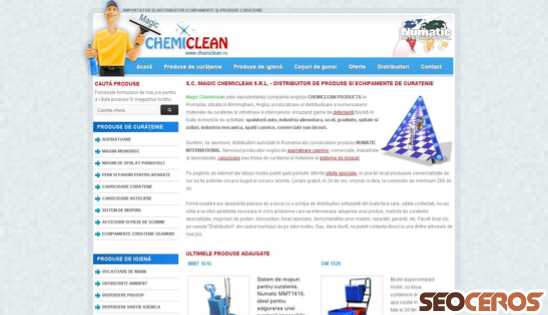 chemiclean.ro desktop prikaz slike