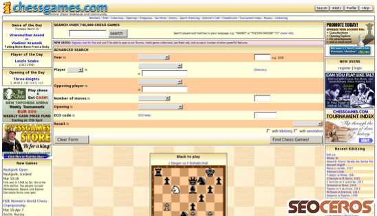 chessgames.com desktop Vorschau