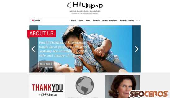 childhood.org desktop náhľad obrázku