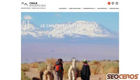 chile-excepcion.com desktop förhandsvisning