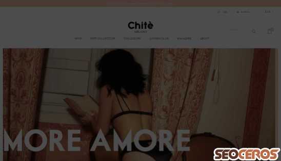 chite-lingerie.com desktop anteprima