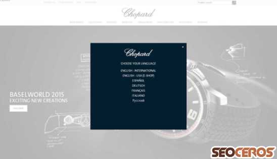 chopard.com desktop preview