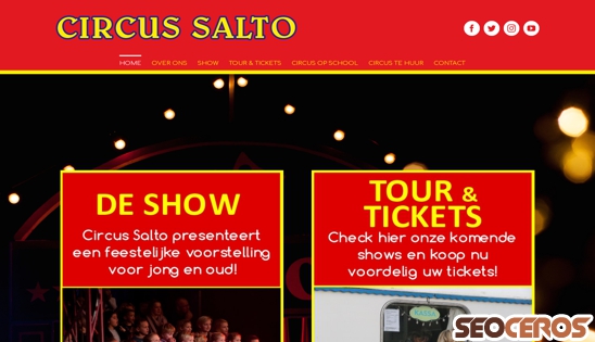 circussalto.nl desktop náhľad obrázku