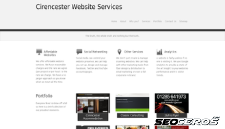 cirenweb.co.uk desktop Vista previa
