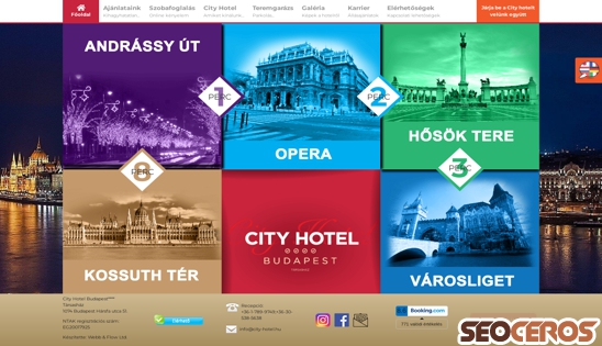 city-hotel.hu desktop náhled obrázku