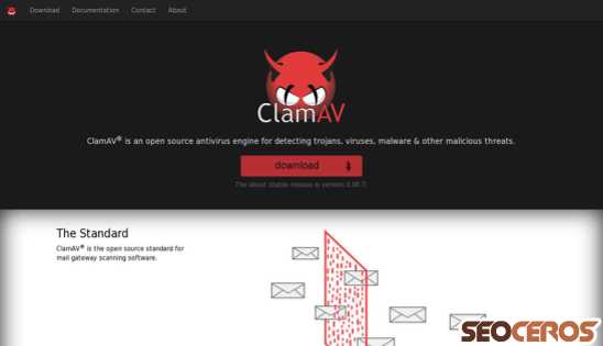 clamav.net desktop preview