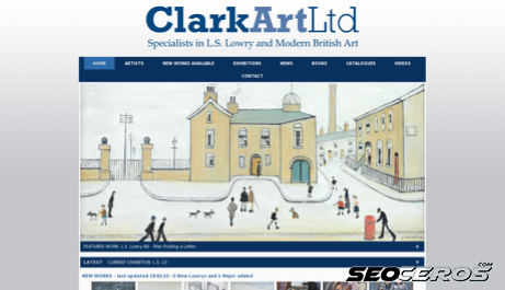clark-art.co.uk desktop प्रीव्यू 