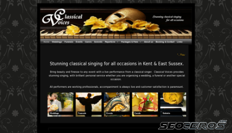 classicalvoices.co.uk desktop Vorschau