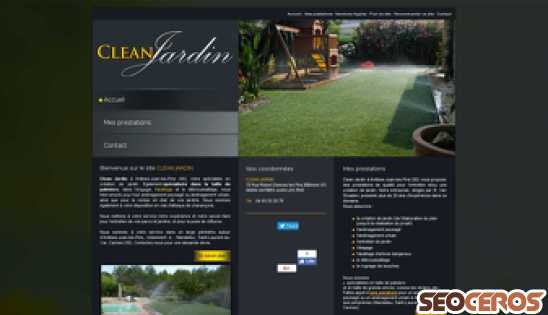 clean-jardin.fr desktop vista previa