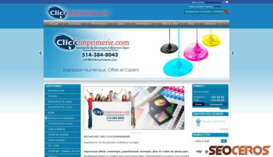 clickimprimerie.com desktop previzualizare