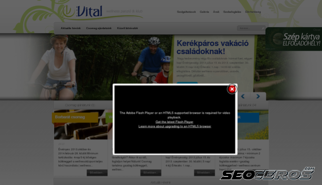 clubvital.hu desktop Vista previa