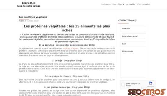 coloc2chefs.com/2018/03/07/les-proteines-vegetales desktop náhled obrázku