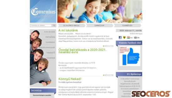 comenius.hu desktop előnézeti kép