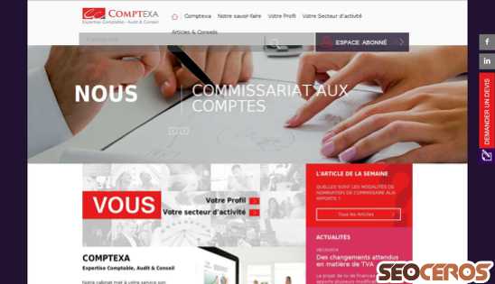 comptexa.fr desktop náhľad obrázku