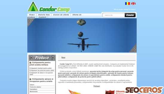 condor-camp.ro desktop previzualizare