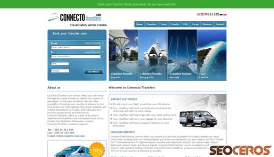 connecto-taxi.com desktop előnézeti kép