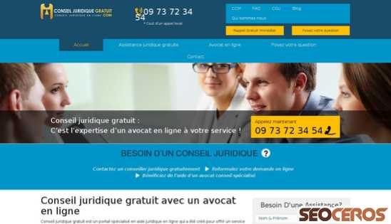 conseil-juridique-gratuit.com desktop náhľad obrázku