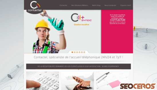 contactel.fr desktop előnézeti kép
