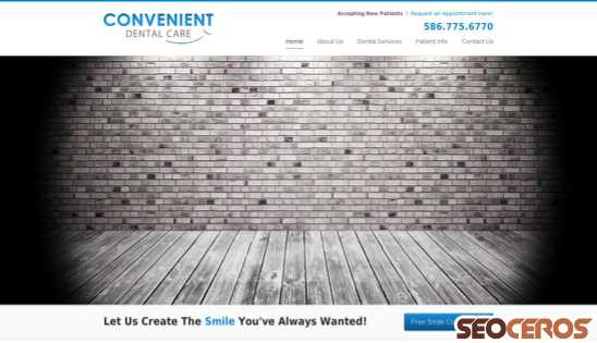 convenientrosevilledentist.com desktop prikaz slike