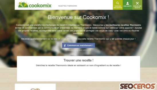 cookomix.com desktop preview