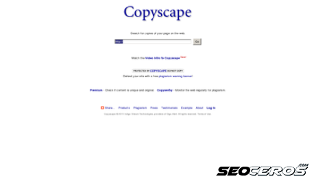 copyscape.com desktop Vorschau