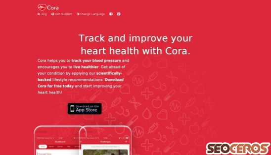 cora.health desktop vista previa