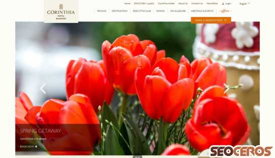 corinthia.com/en/hotels/budapest desktop náhled obrázku