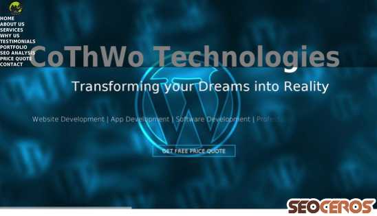 cothwotechnologies.com desktop náhled obrázku