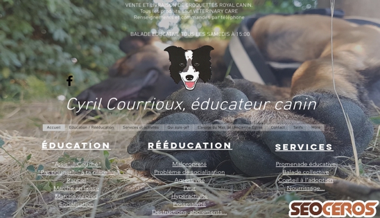 courriouxcyril.com desktop obraz podglądowy