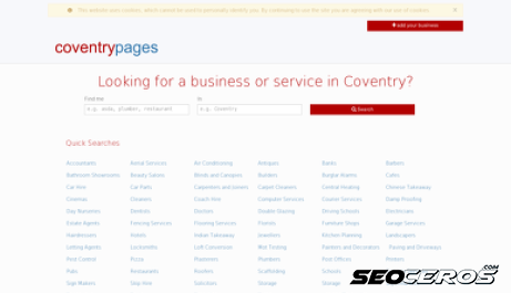 coventrypages.co.uk desktop previzualizare