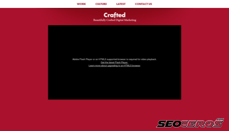 crafted.co.uk desktop Vista previa