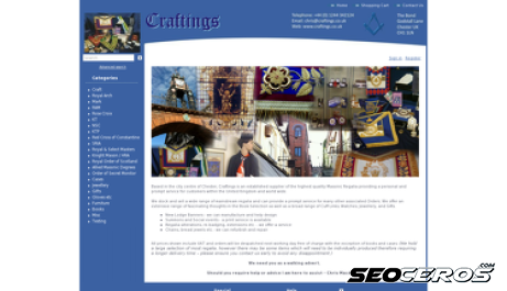 craftings.co.uk desktop előnézeti kép