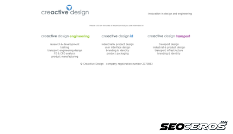 creactivedesign.co.uk desktop náhľad obrázku