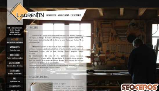 creationlaurentin.fr desktop náhľad obrázku