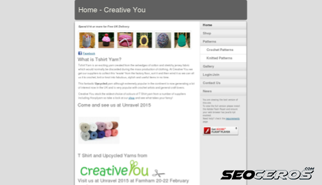 creative-you.co.uk desktop preview