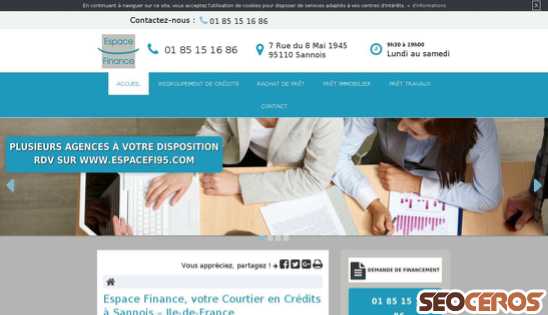 credit-sannois.fr desktop förhandsvisning