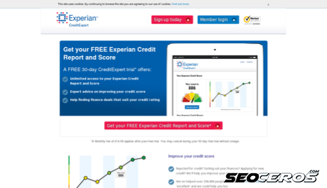 creditexperts.co.uk desktop Vista previa