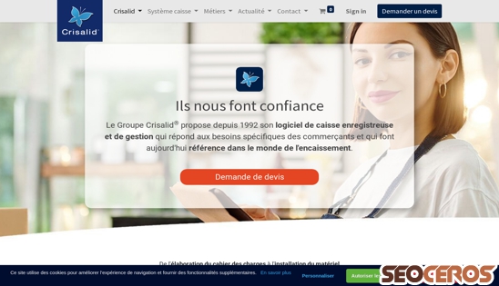 crisalid.com/ils-nous-font-confiance desktop náhľad obrázku