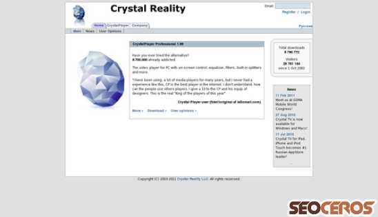 crystalplayer.com desktop náhled obrázku