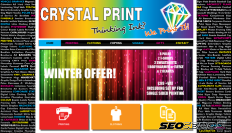 crystalprint.co.uk desktop Vorschau