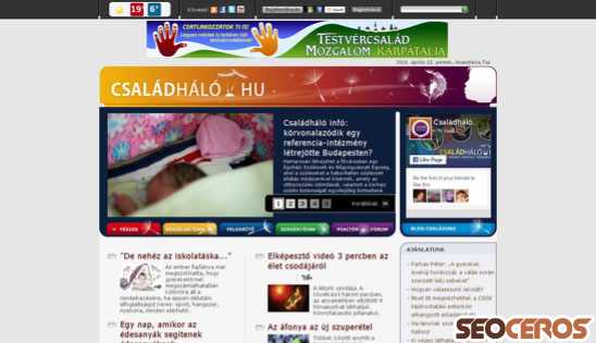 csaladhalo.hu desktop náhled obrázku