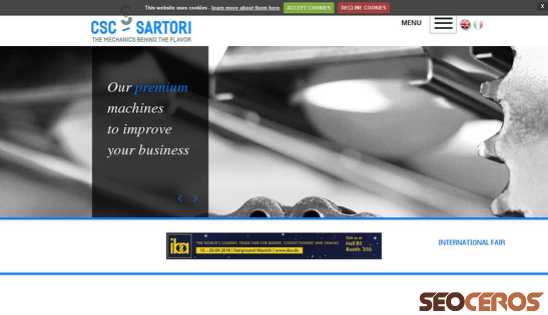 csc-sartori.com desktop förhandsvisning