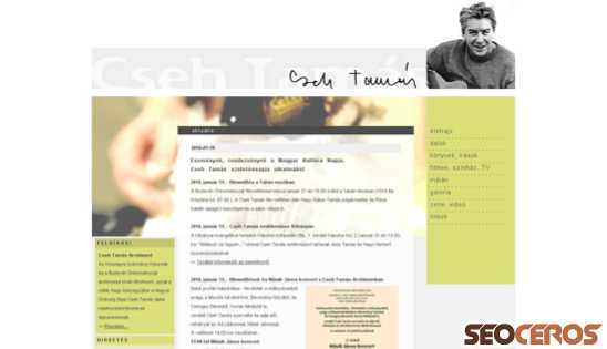 cseh-tamas.hu desktop Vorschau