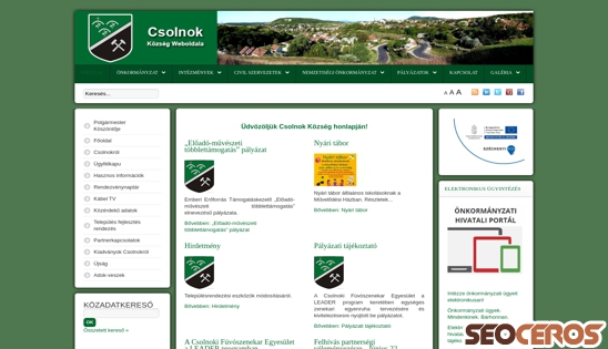 csolnok.hu desktop náhľad obrázku
