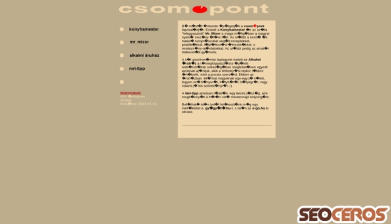 csomopont.hu desktop प्रीव्यू 